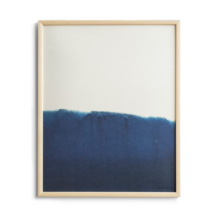 Dyeforindigo ocean 1 plakat 40x50 cm, Niebiesko-biały Fine Little Day