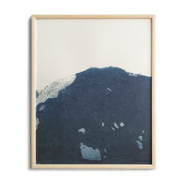 Dyeforindigo ocean 2 plakat 40x50 cm - Niebiesko-biały - Fine Little Day