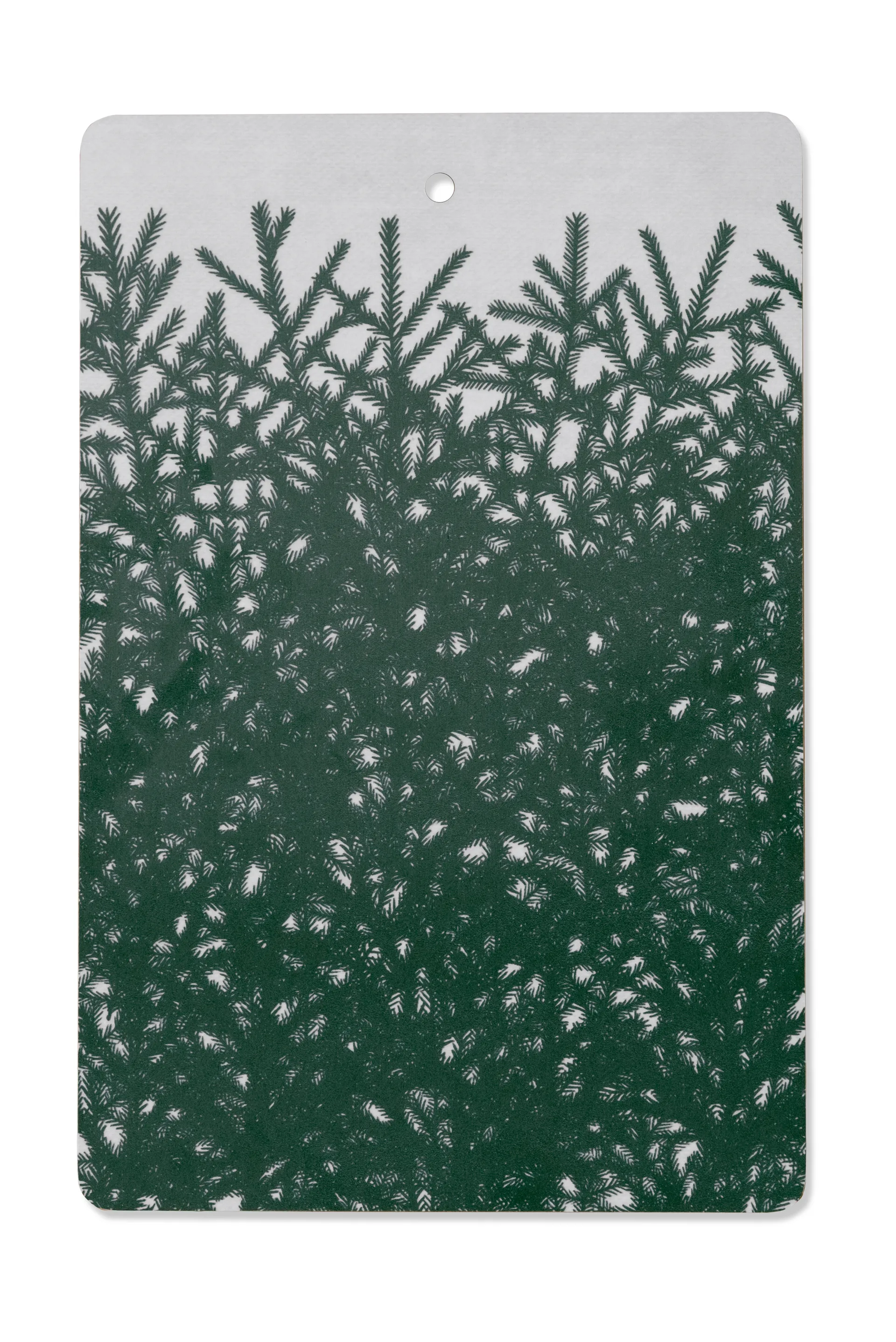 Granris deska do krojenia 21x31 cm, Biały-Zielony Fine Little Day