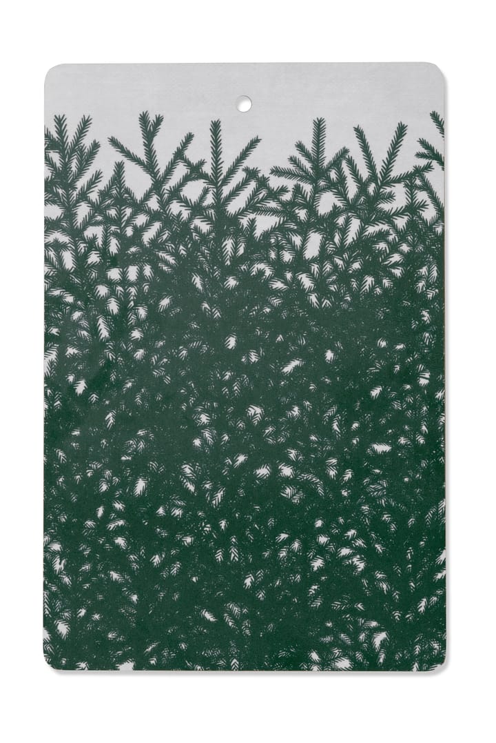 Granris deska do krojenia 21x31 cm - Biały-Zielony - Fine Little Day