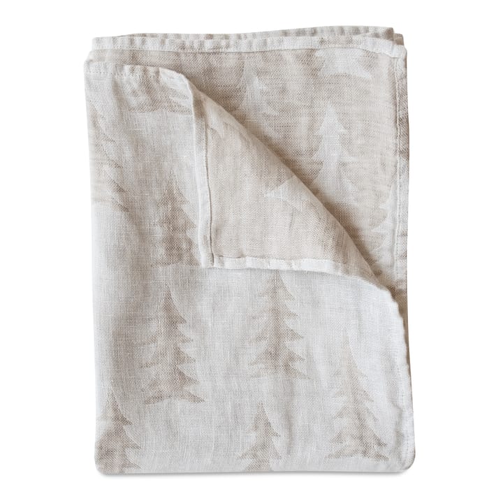 Jodłowy tkany ręcznik żakardowy 90x139 cm - Sand-biały - Fine Little Day
