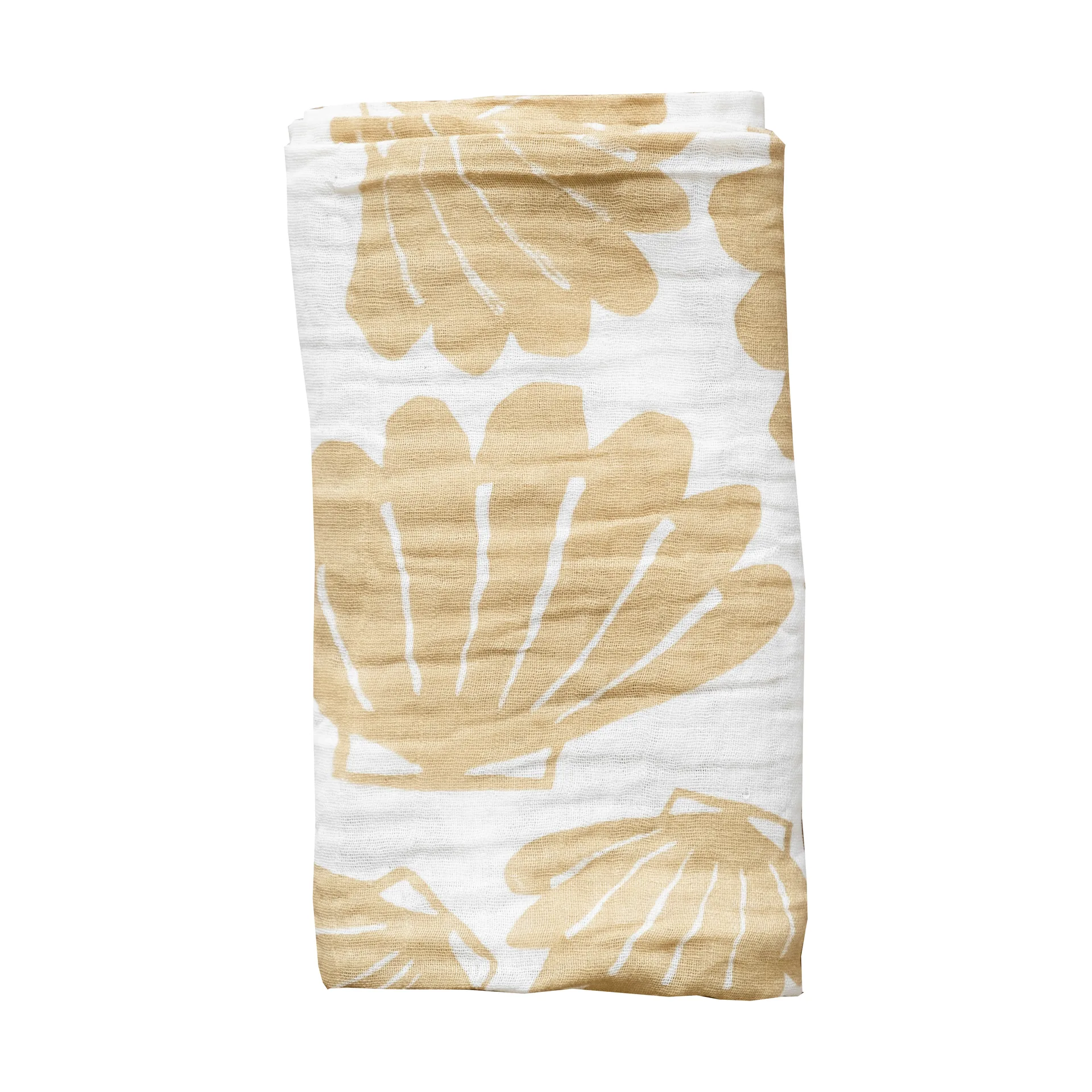 Koc muślinowy Snäcka 120x120 cm, Sand Fine Little Day