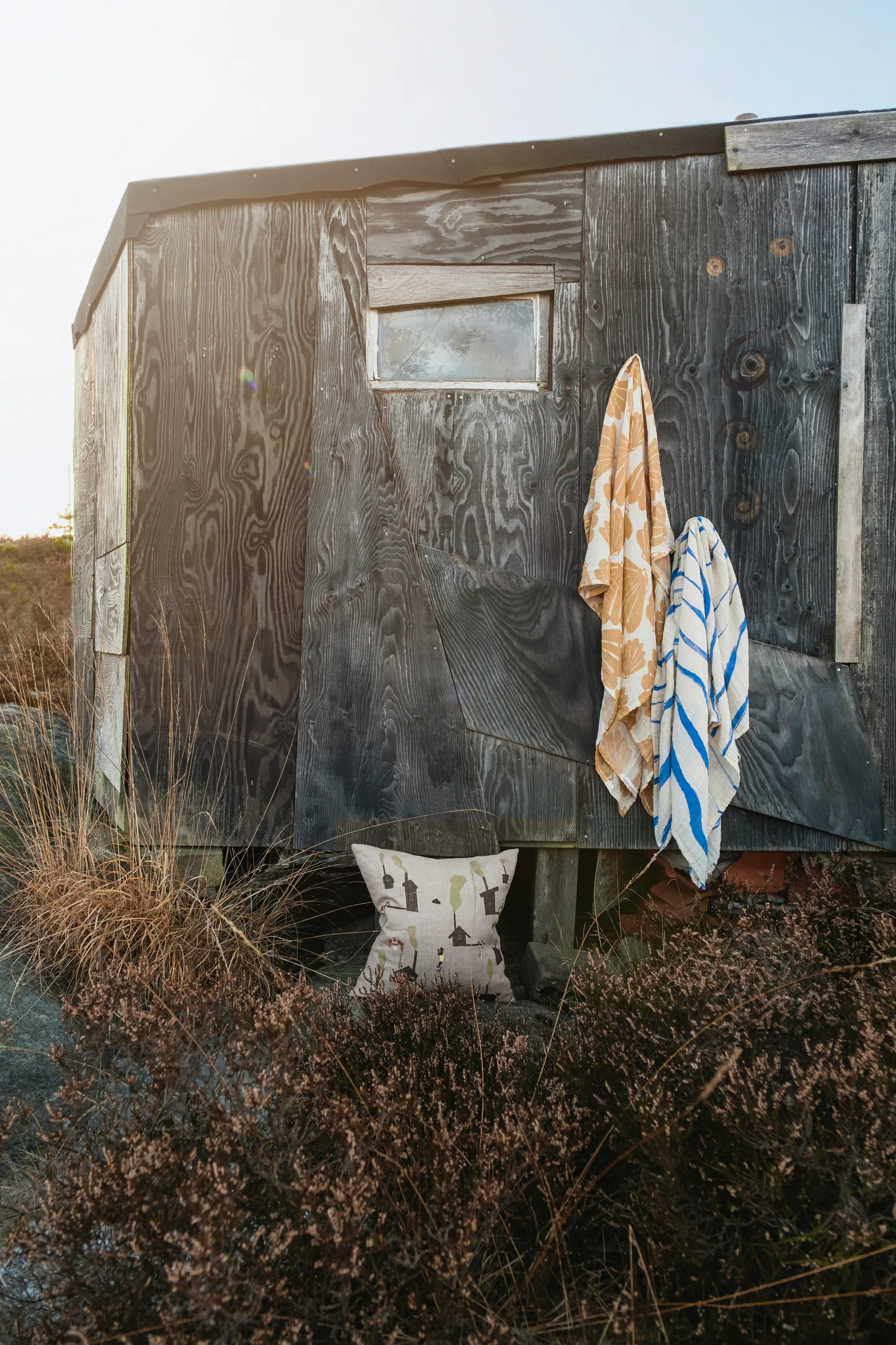 Koc muślinowy Snäcka 120x120 cm, Sand Fine Little Day