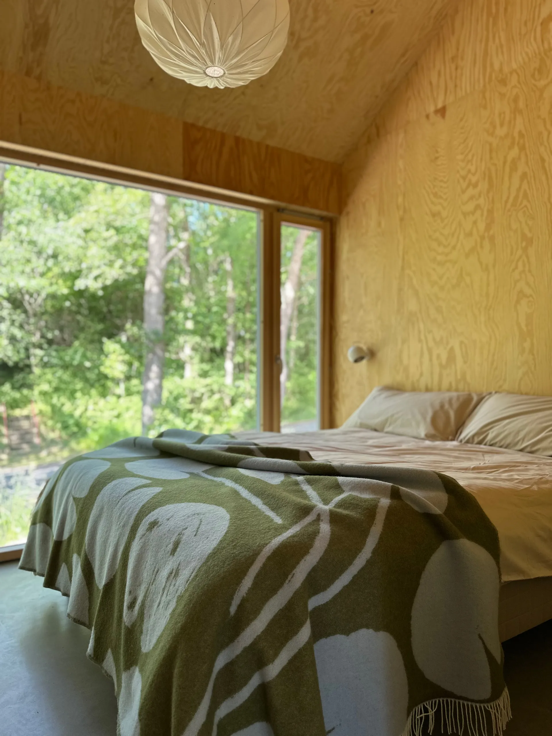 Koc Water lilies 130x220 cm, Blue-green Fine Little Day