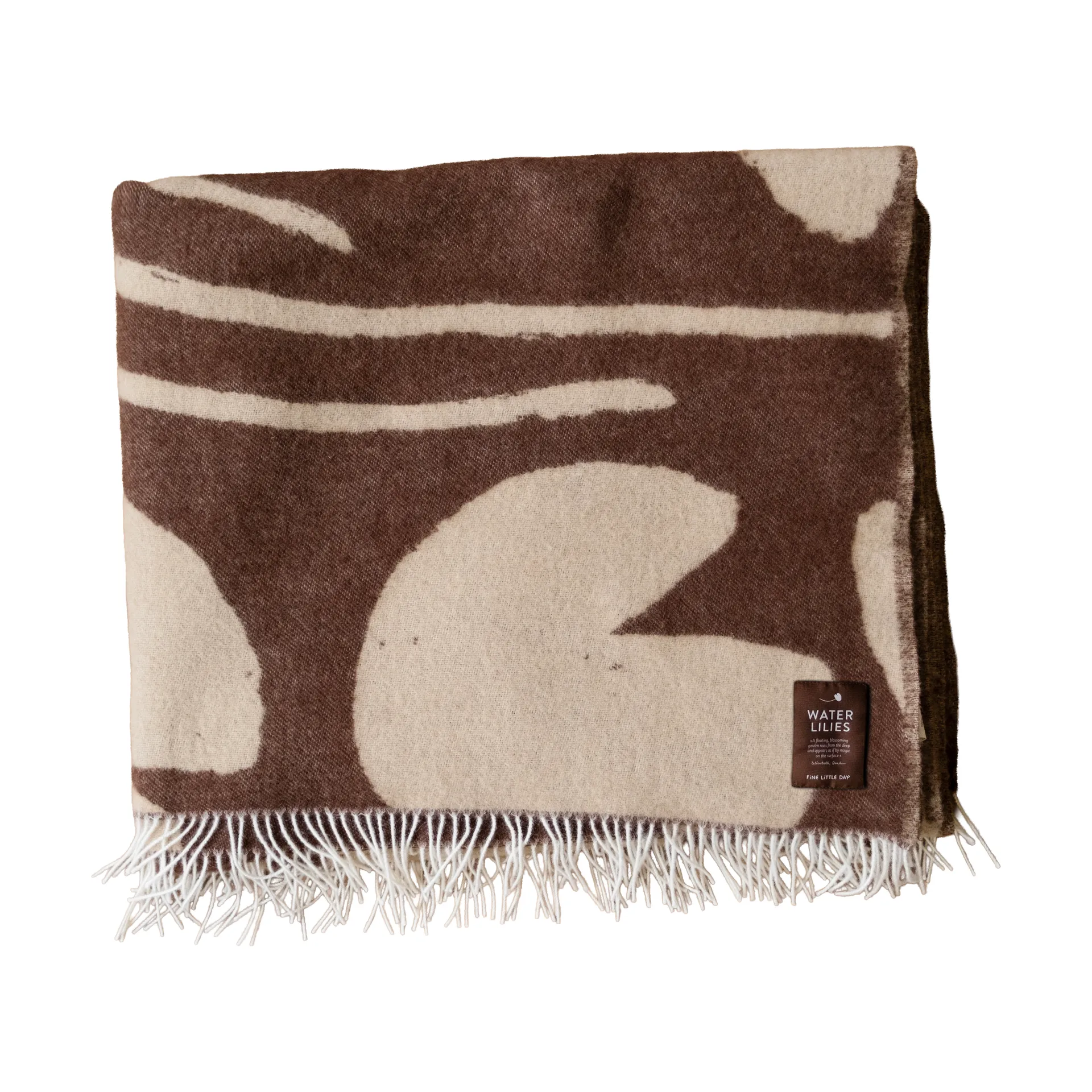 Koc Water lilies 130x220 cm, Brown Fine Little Day