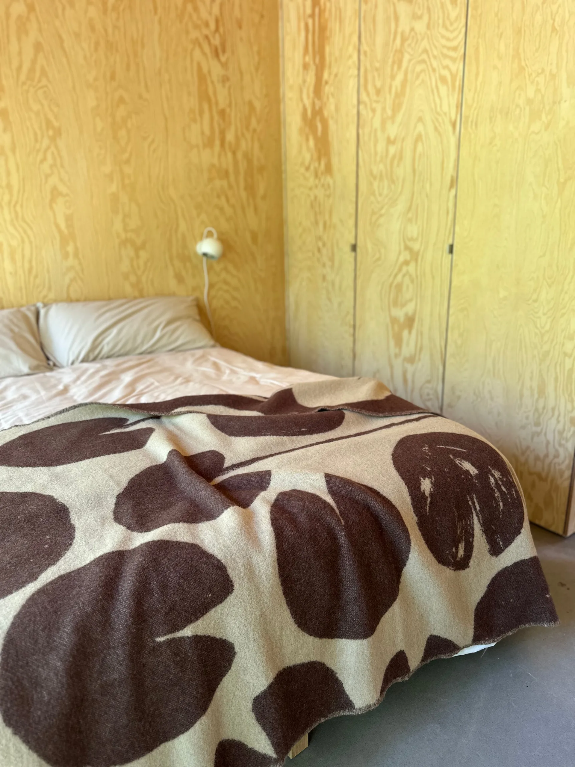 Koc Water lilies 130x220 cm, Brown Fine Little Day