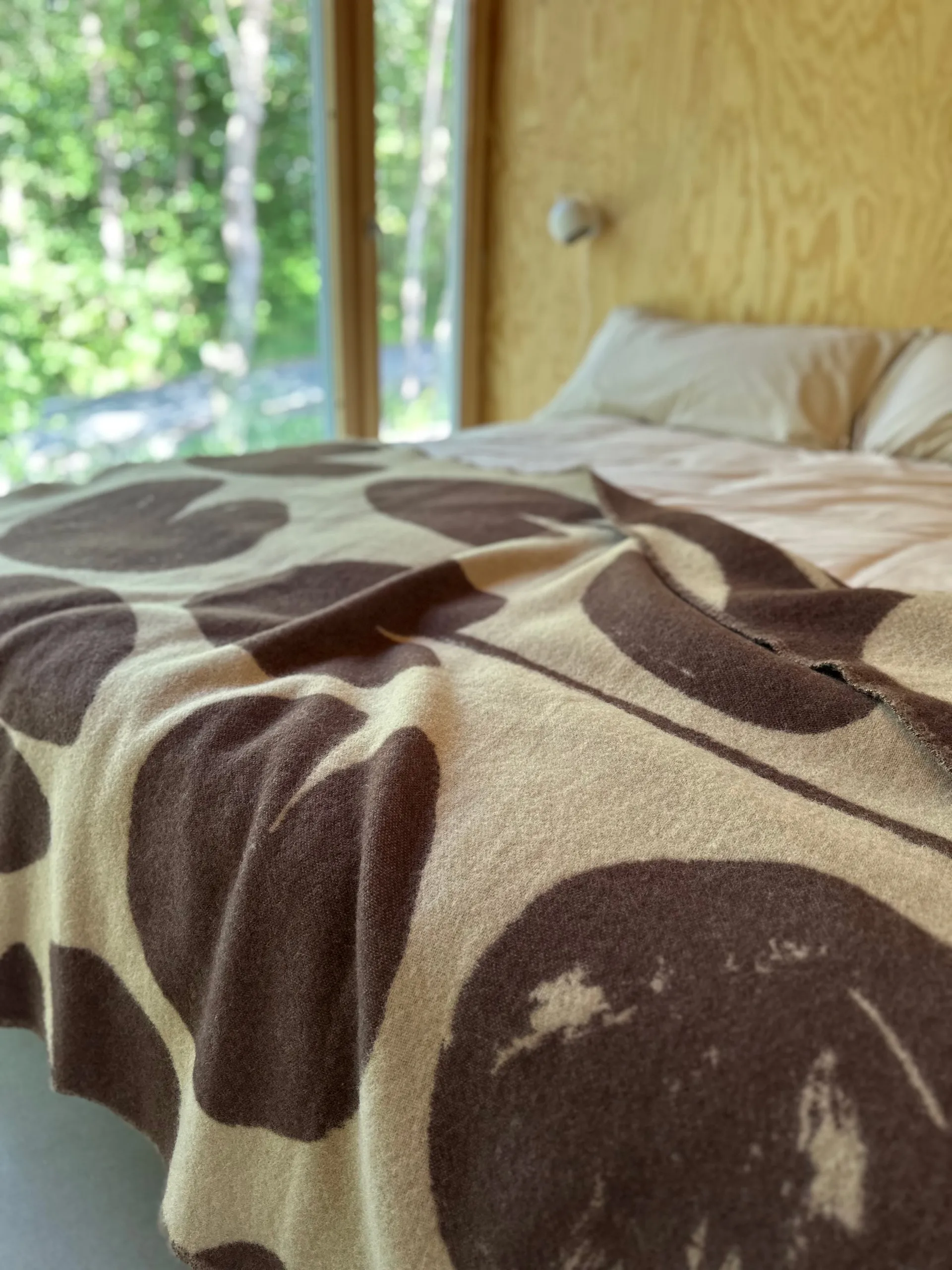 Koc Water lilies 130x220 cm, Brown Fine Little Day