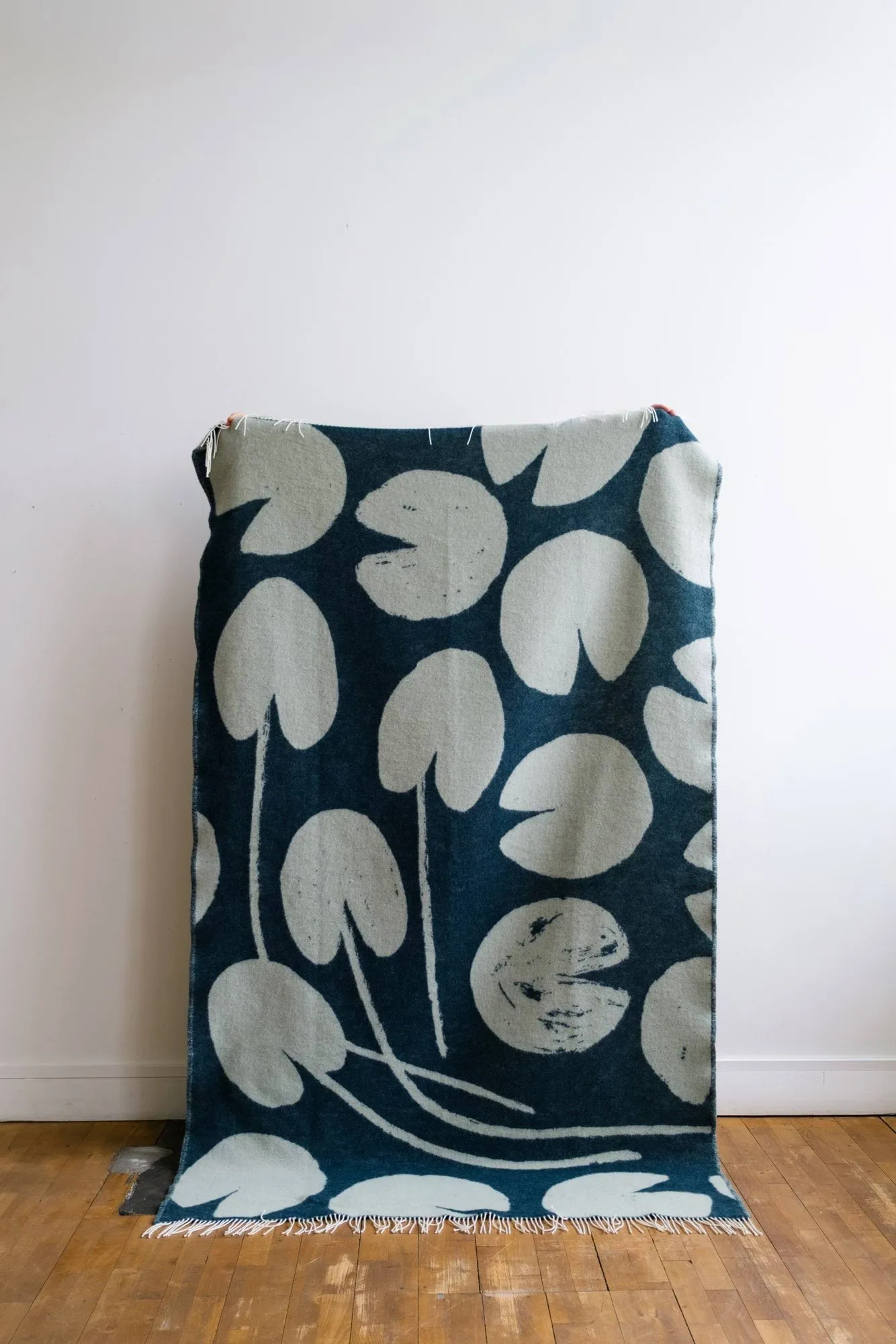 Koc Water lilies 130x220 cm, Zielony Fine Little Day