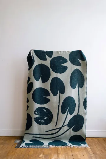 Koc Water lilies 130x220 cm - Zielony - Fine Little Day
