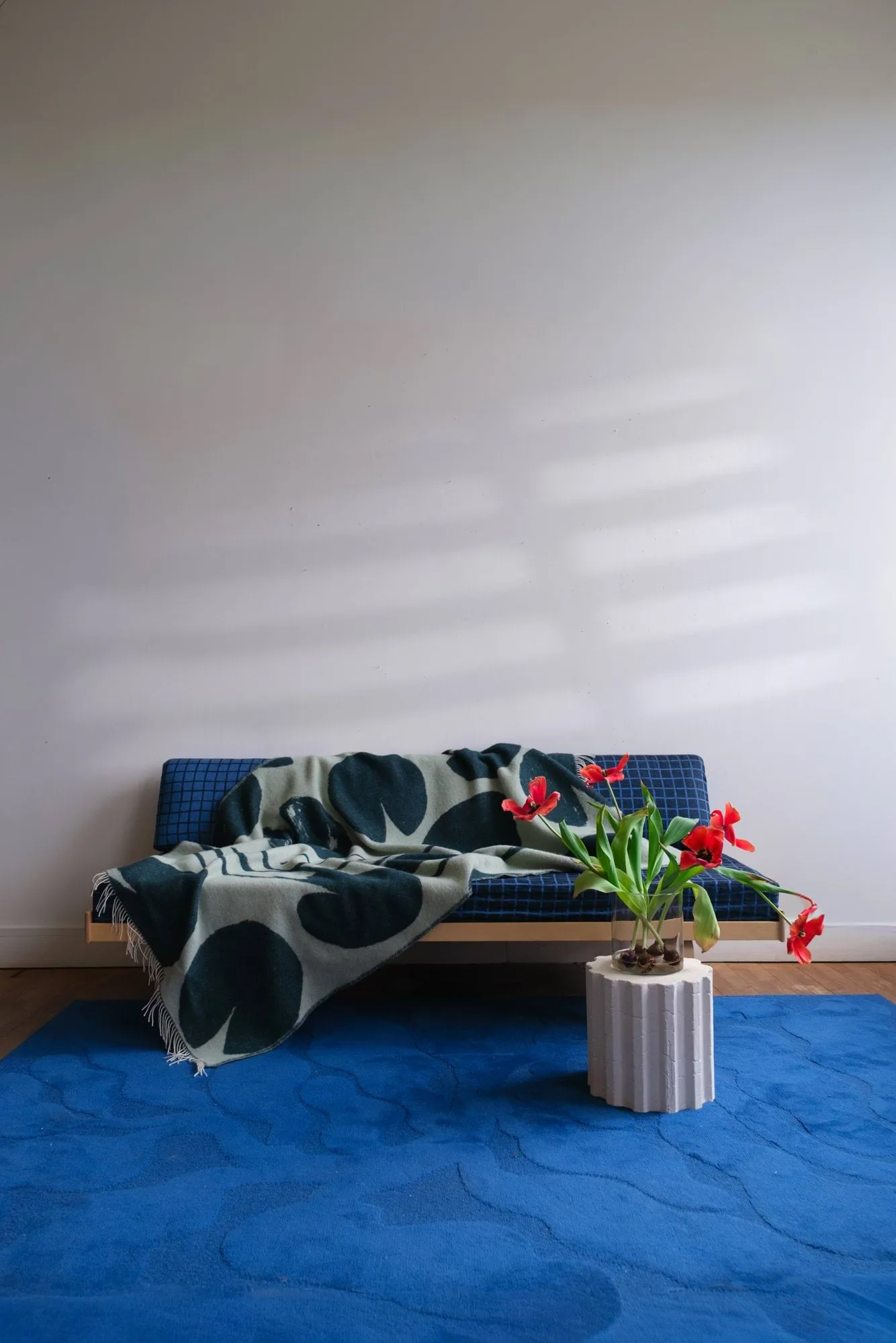 Koc Water lilies 130x220 cm, Zielony Fine Little Day