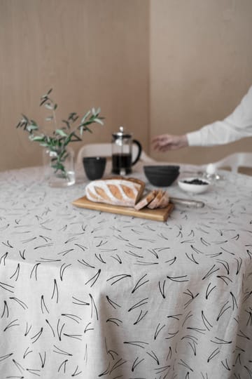 Obrus Barr 137x238 cm - Czarna natura - Fine Little Day