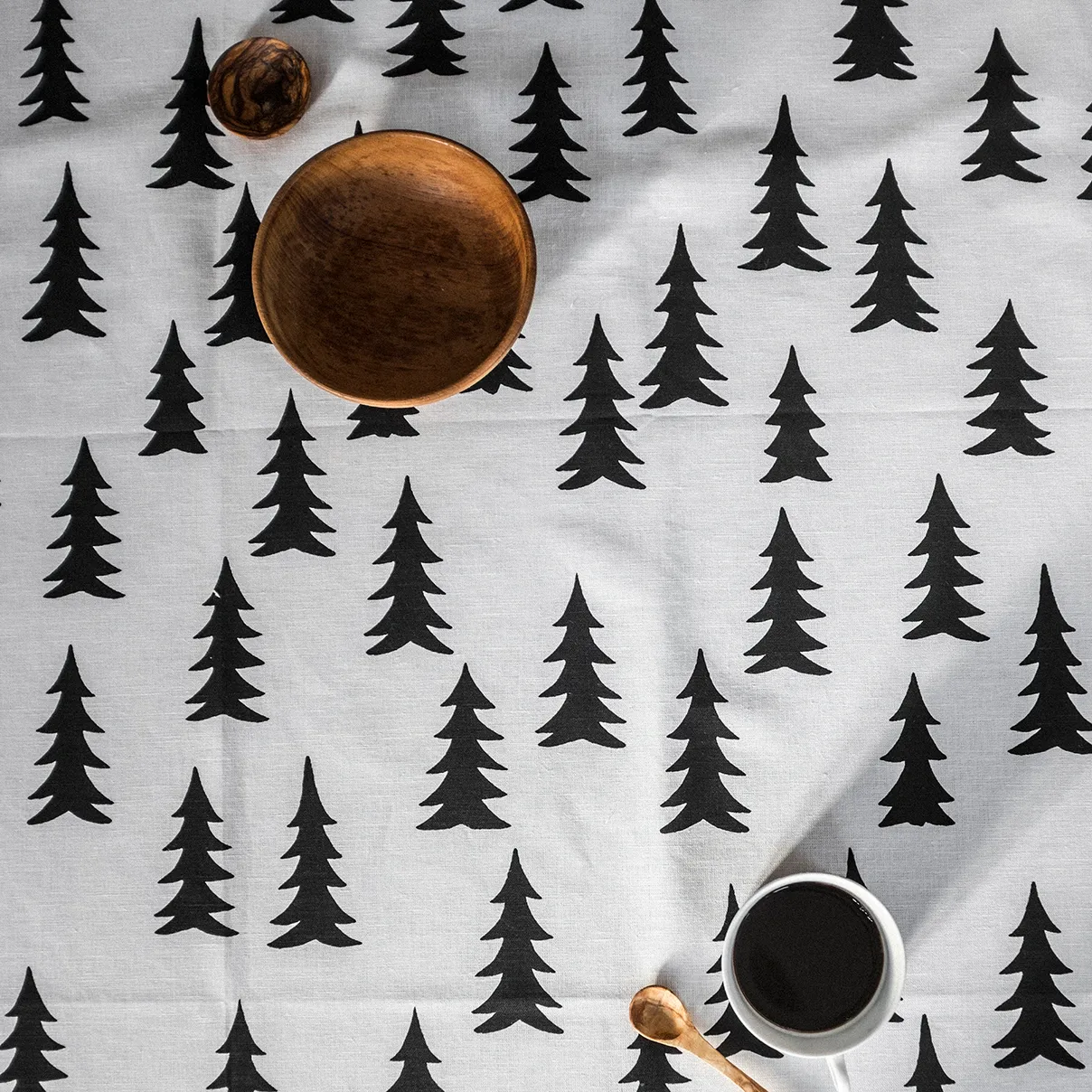 Obrus Gran 147x250 cm, Czarnobiały Fine Little Day