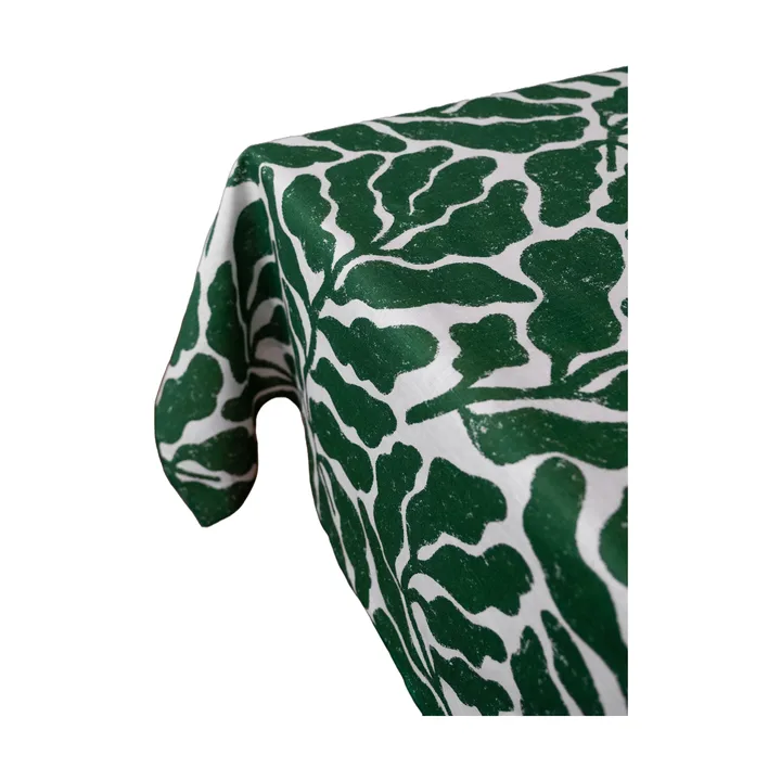 Obrus Leaves - Green, 149x250cm - Fine Little Day