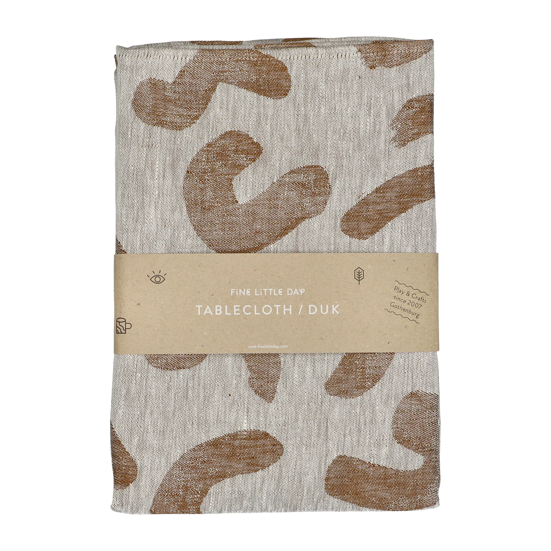 Obrus Udon 147x250 cm, Brązowy Fine Little Day