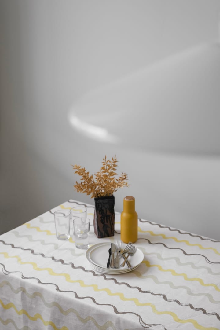 Obrus w paski 149x250 cm, White-yellow Fine Little Day