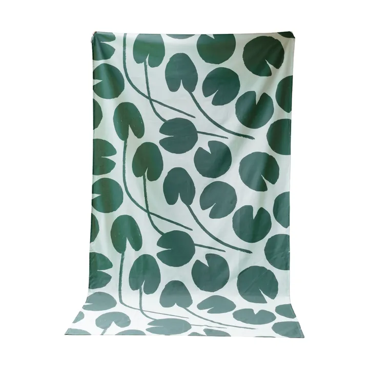 Obrus Water lilies - Jasnozielono-zielony, 147x147 cm - Fine Little Day