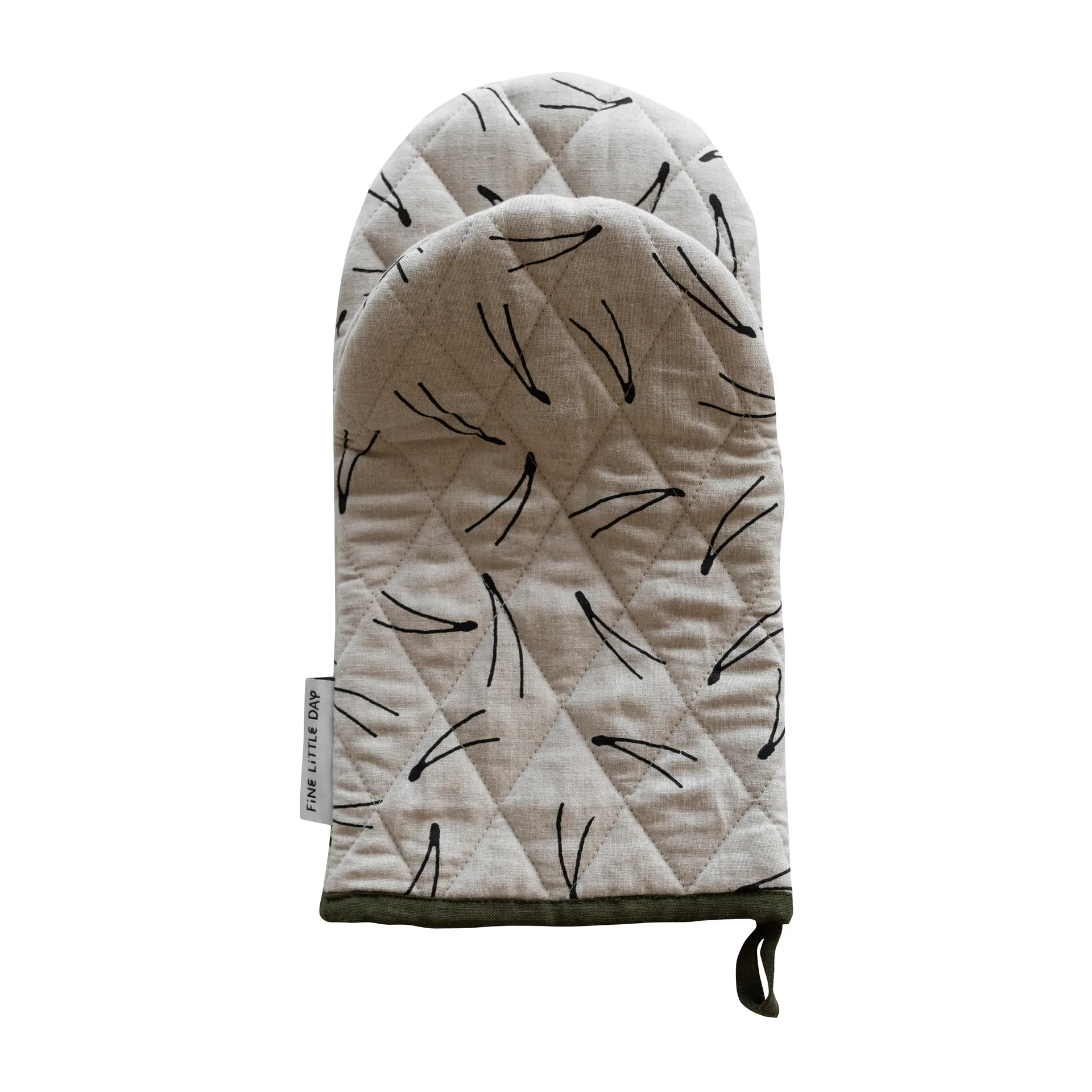 Pikowana rękawica do garnków Barr, Naturalny Fine Little Day