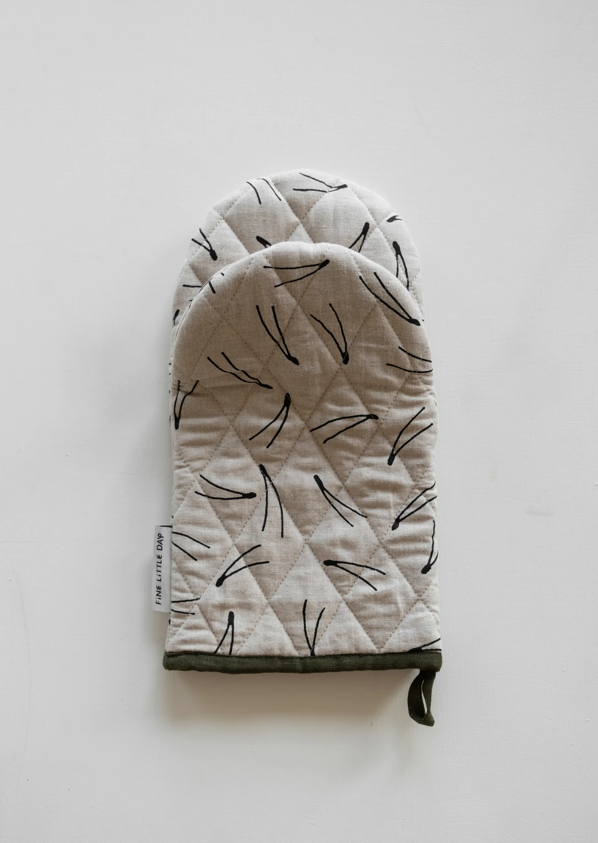 Pikowana rękawica do garnków Barr, Naturalny Fine Little Day