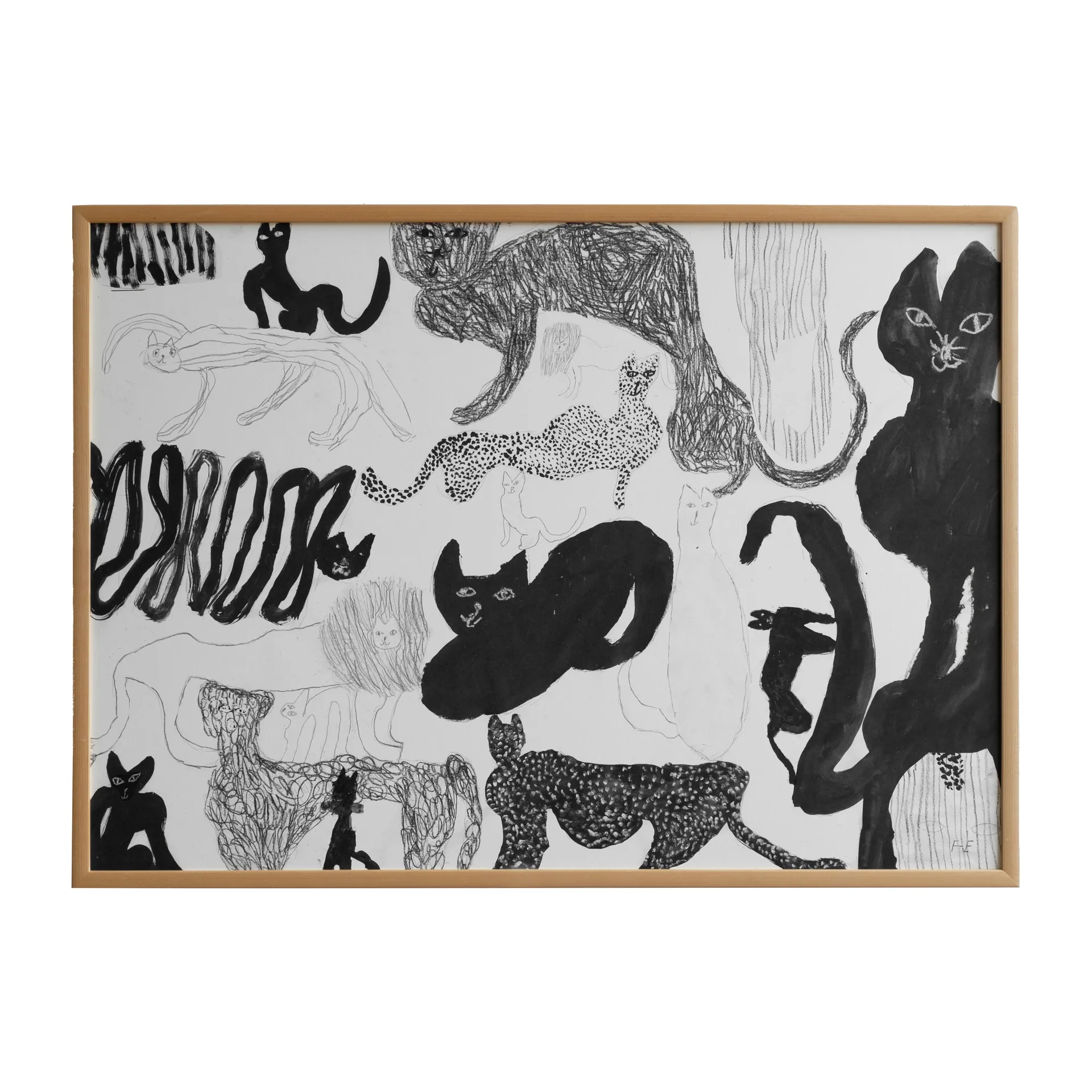 Plakat Cats, 50x70cm Fine Little Day