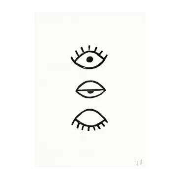 Plakat Eye Eye  - 50x70 cm - Fine Little Day