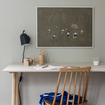 Plakat Football 50x70 cm - Brązowy - Fine Little Day