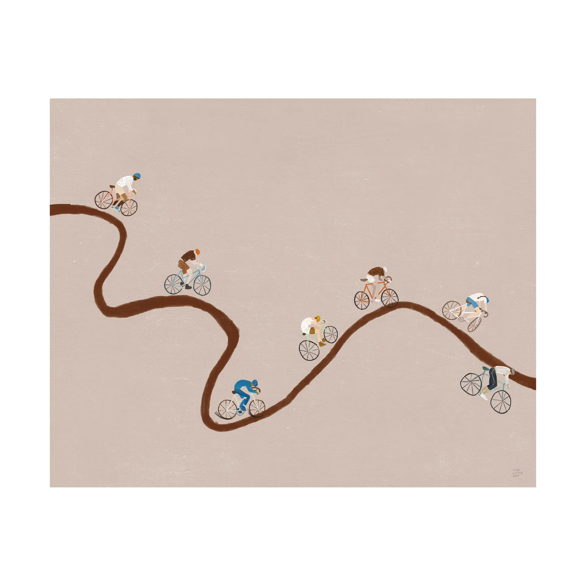 Plakat Giro, Beige, 50x40 cm Fine Little Day