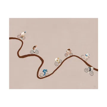 Plakat Giro - Beige, 50x40 cm - Fine Little Day