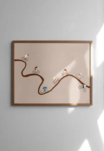 Plakat Giro - Beige, 50x40 cm - Fine Little Day