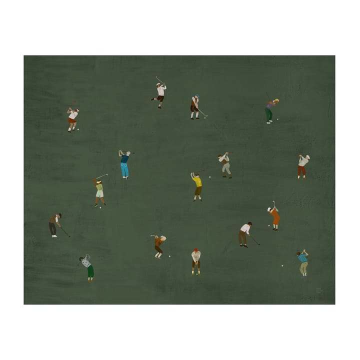 Plakat Golfers - 40x50cm - Fine Little Day