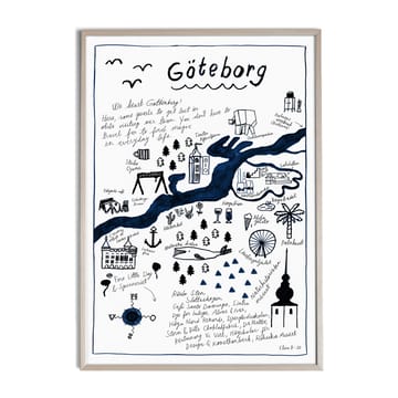 Plakat Göteborg - 50x70 cm - Fine Little Day
