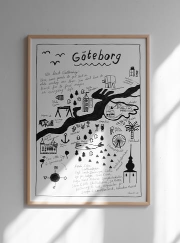 Plakat Göteborg - 50x70 cm - Fine Little Day