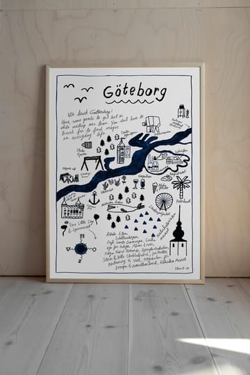 Plakat Göteborg - 50x70 cm - Fine Little Day