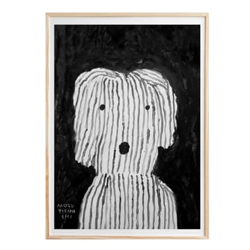 Plakat Jaxx 50x70 cm - Szaro-biały - Fine Little Day