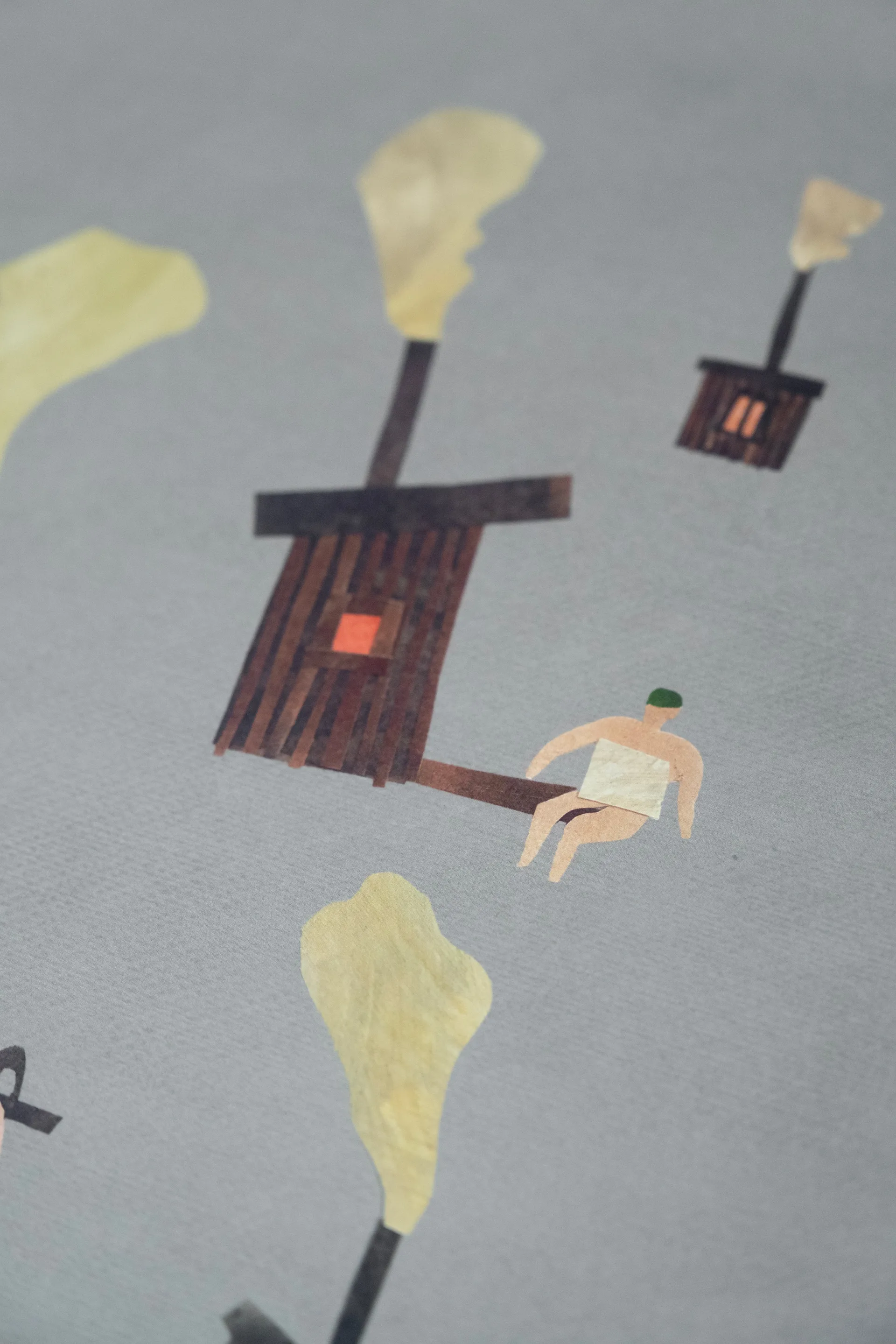 Plakat Sauna, 50x50 cm Fine Little Day