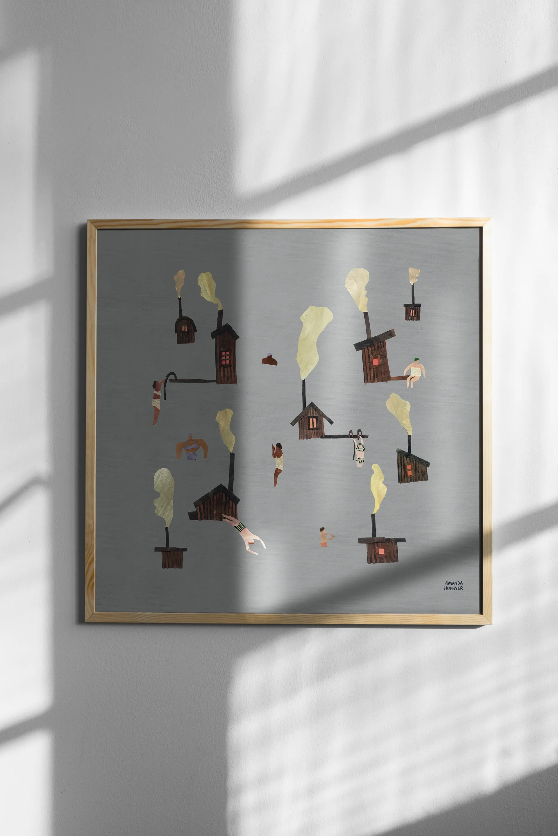 Plakat Sauna, 50x50 cm Fine Little Day