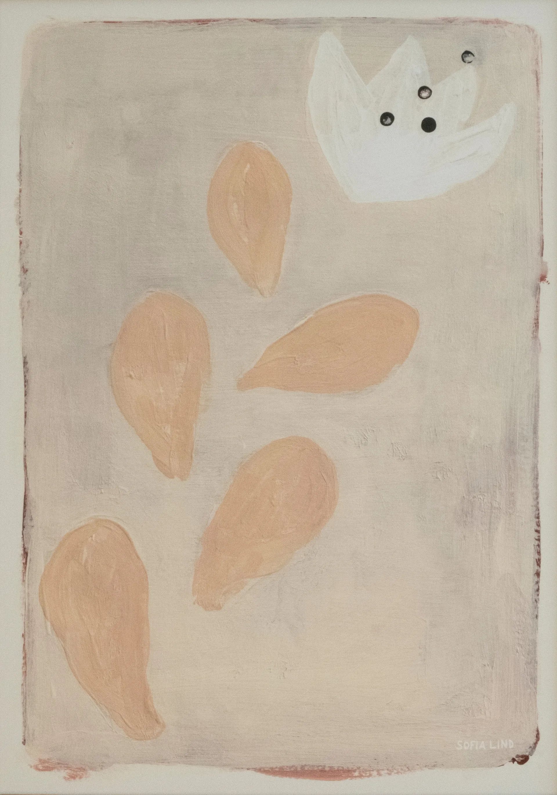 Plakat Stone Crop 50x70 cm, Różowo-nagie Fine Little Day