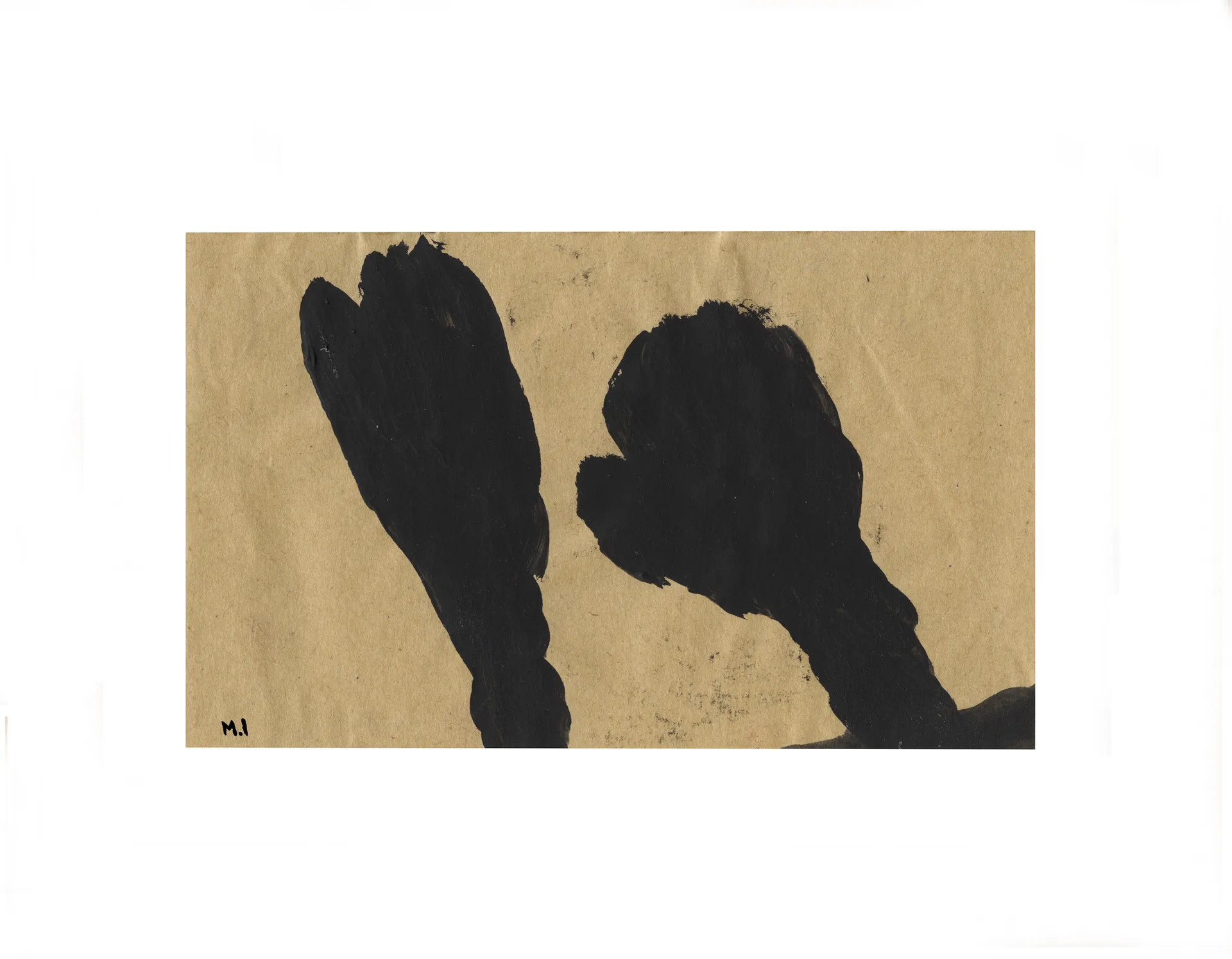 Plakat Storm 40x50 cm, Biały Fine Little Day