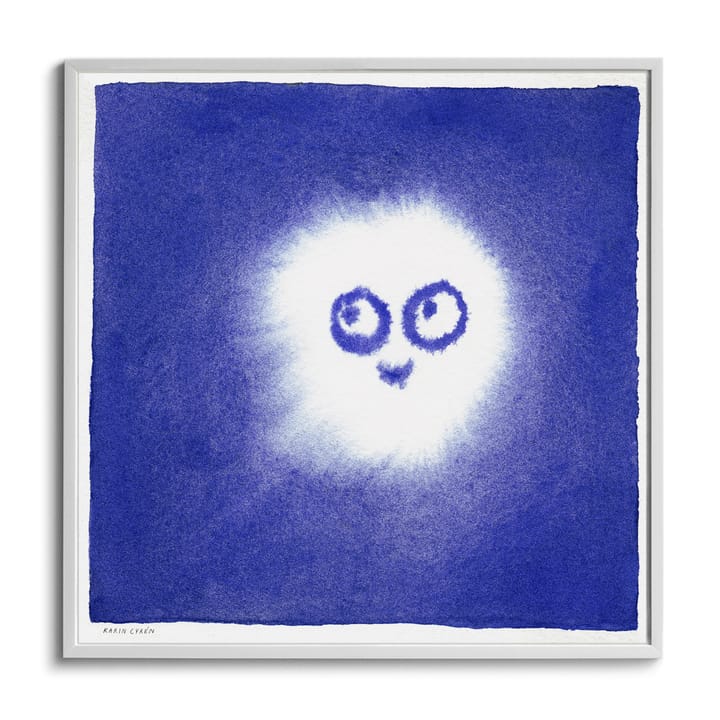 Plakat Tufs 50x50 cm, Niebiesko-biały Fine Little Day