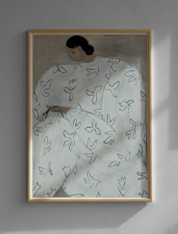 Plakat White Flower 50x70 cm - Nude - Fine Little Day