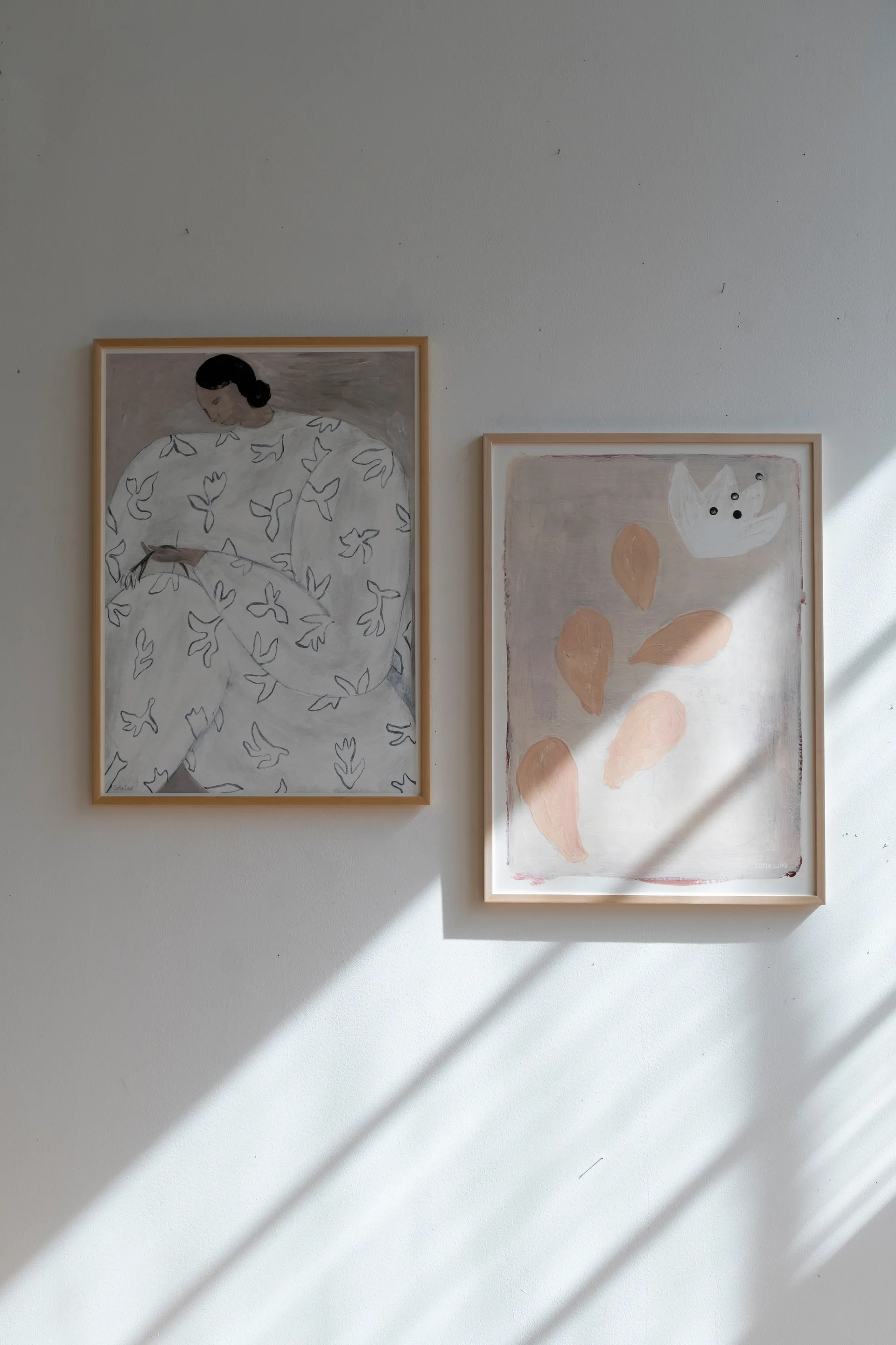 Plakat White Flower 50x70 cm, Nude Fine Little Day