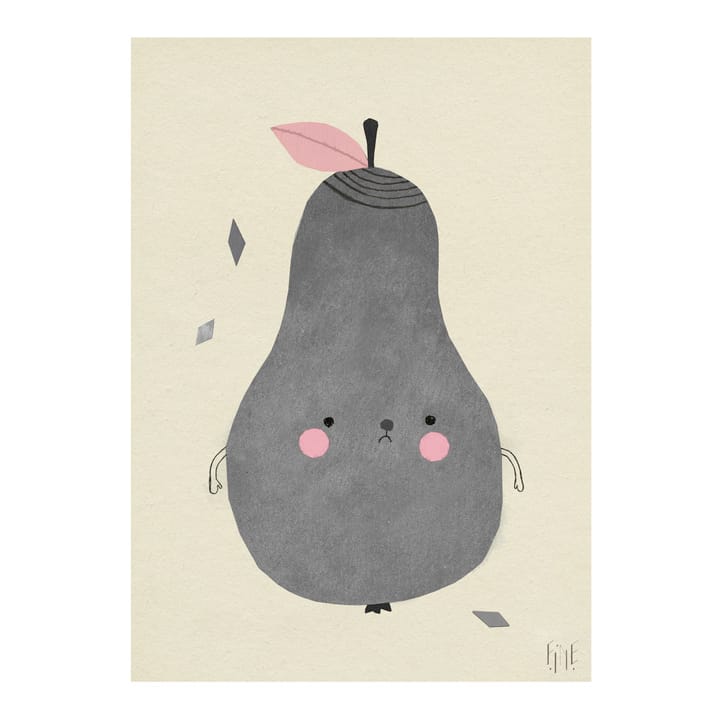 Plakat z gruszką Pirum Parum , 50 x 70 cm Fine Little Day