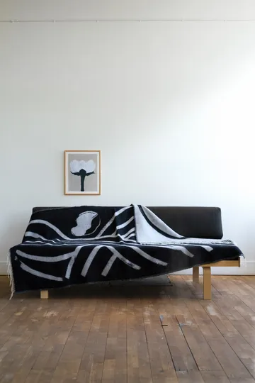 Pled wełniany Sofia Lind 130x190 cm - Dovegrey - Fine Little Day