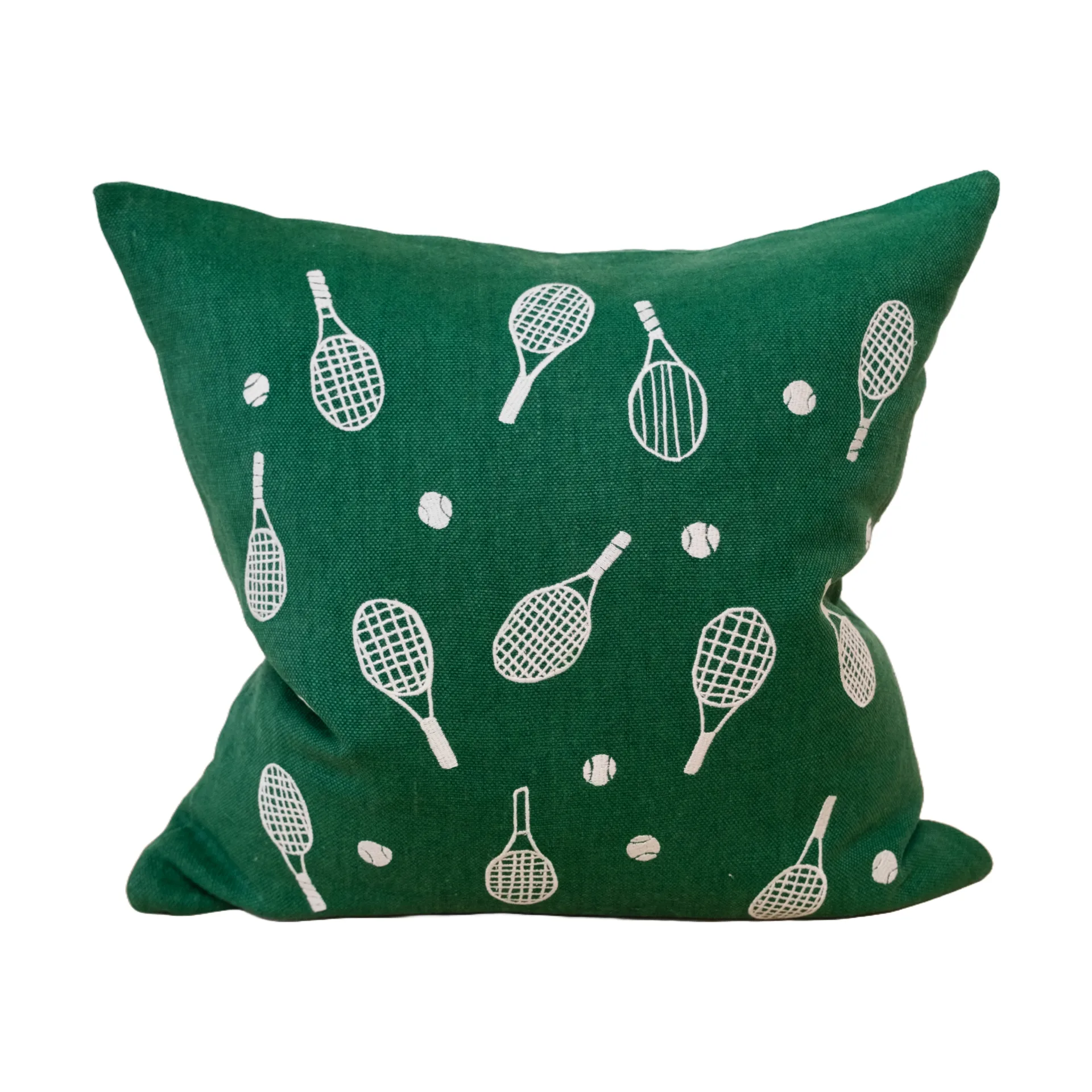 Pokrowiec na poduszkę Tennisracket 48x48 cm, Green Fine Little Day