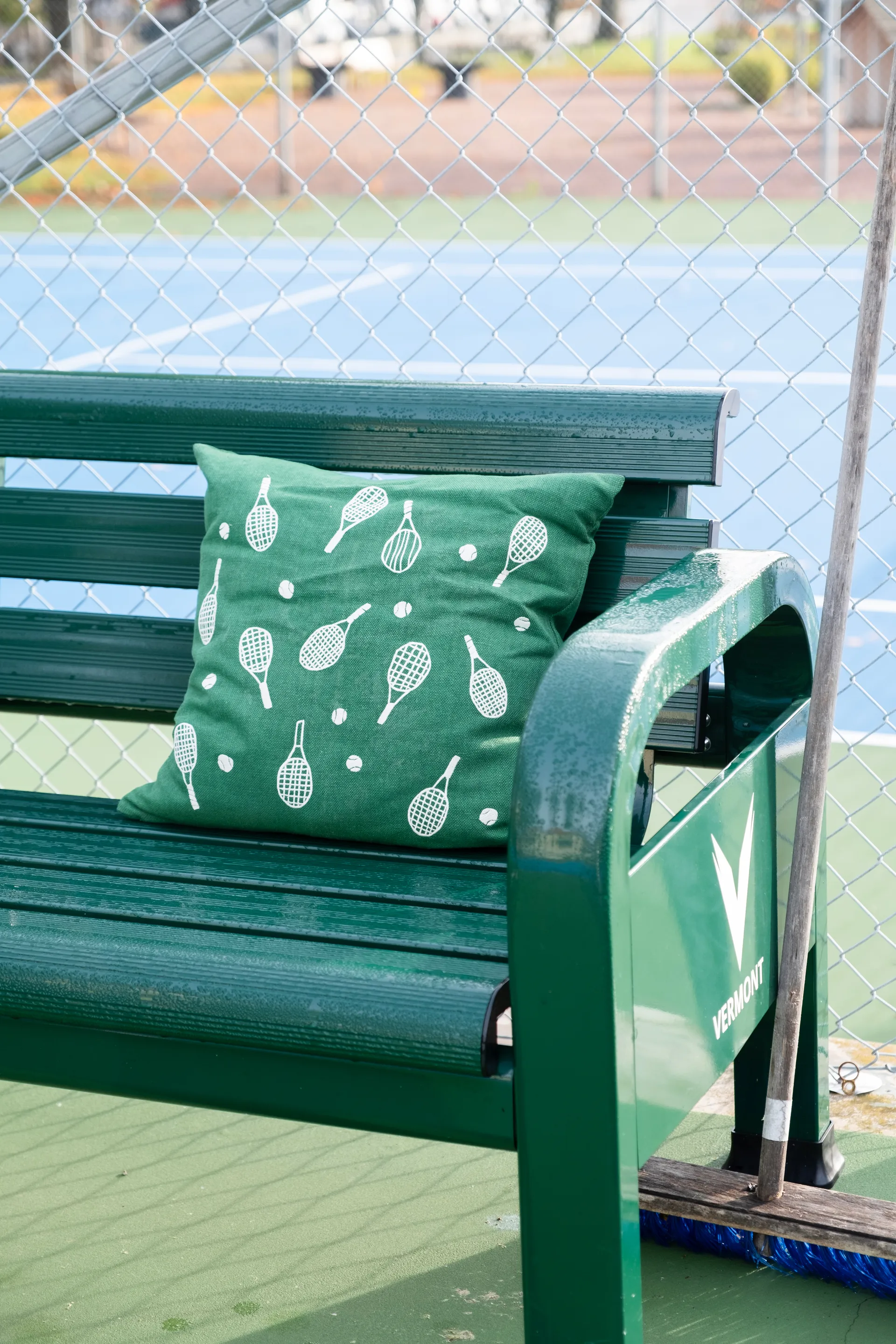 Pokrowiec na poduszkę Tennisracket 48x48 cm, Green Fine Little Day