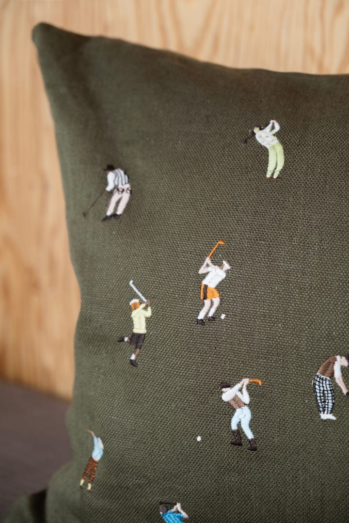 Poszewka Golfers 48x48 cm, Green Fine Little Day