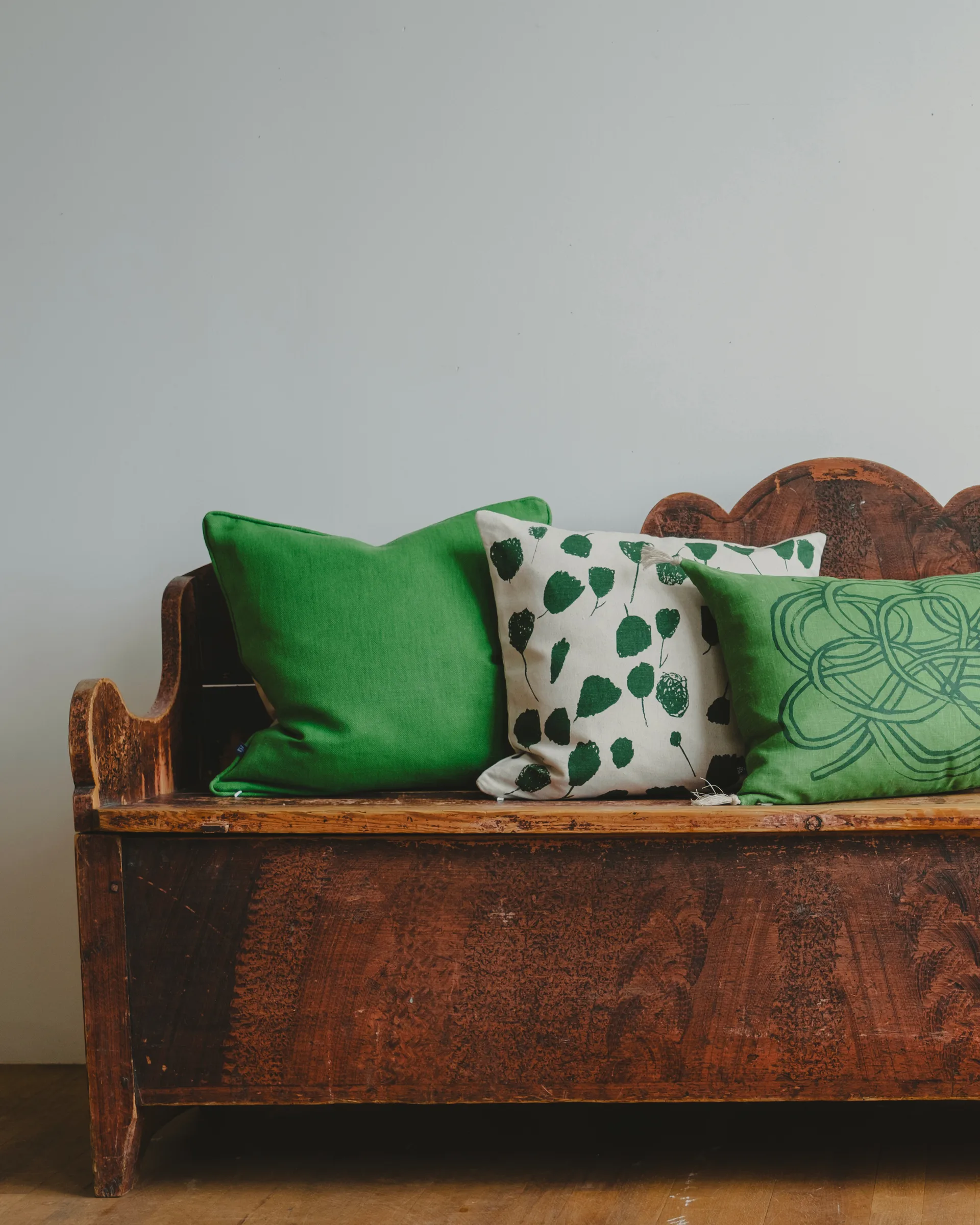 Poszewka na poduszkę Bouquet 48x48 cm, Nature-green Fine Little Day