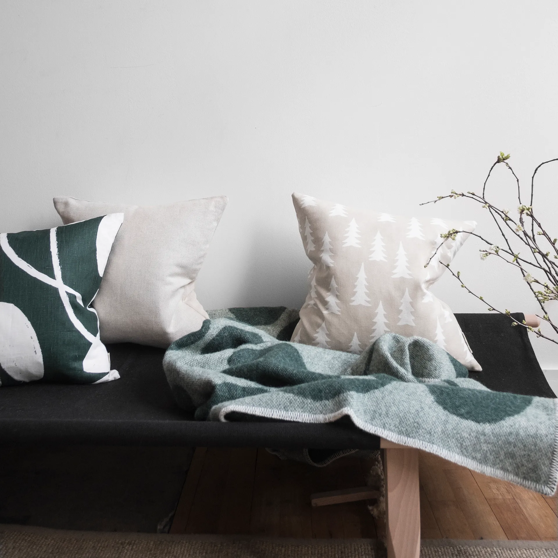 Poszewka na poduszkę Gran, sand (piaskowy) Fine Little Day