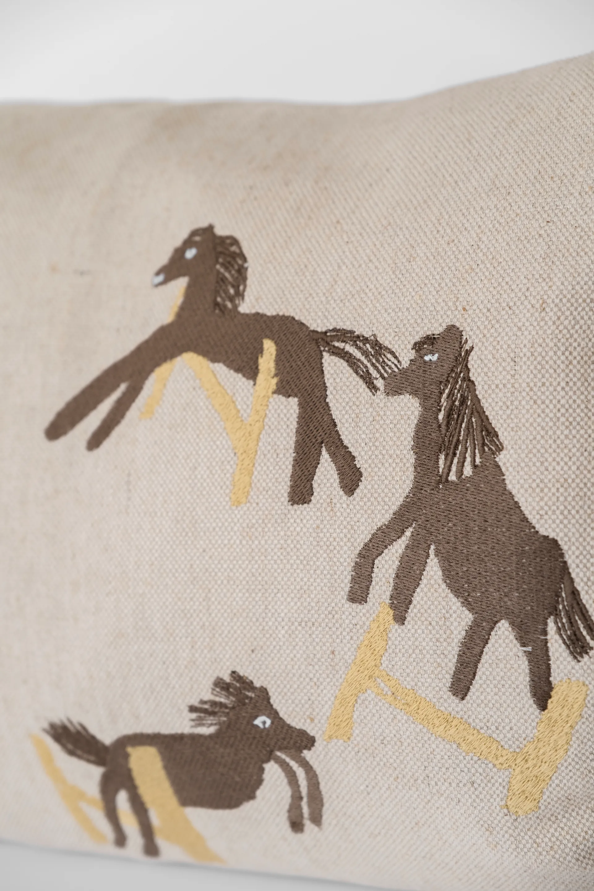 Poszewka na poduszkę Jumping horse 38x58 cm, Natur Fine Little Day