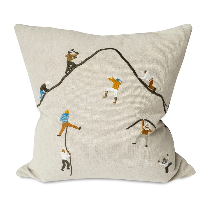 Poszewka na poduszkę Mountain climbers 48x48 cm - Naturalny - Fine Little Day