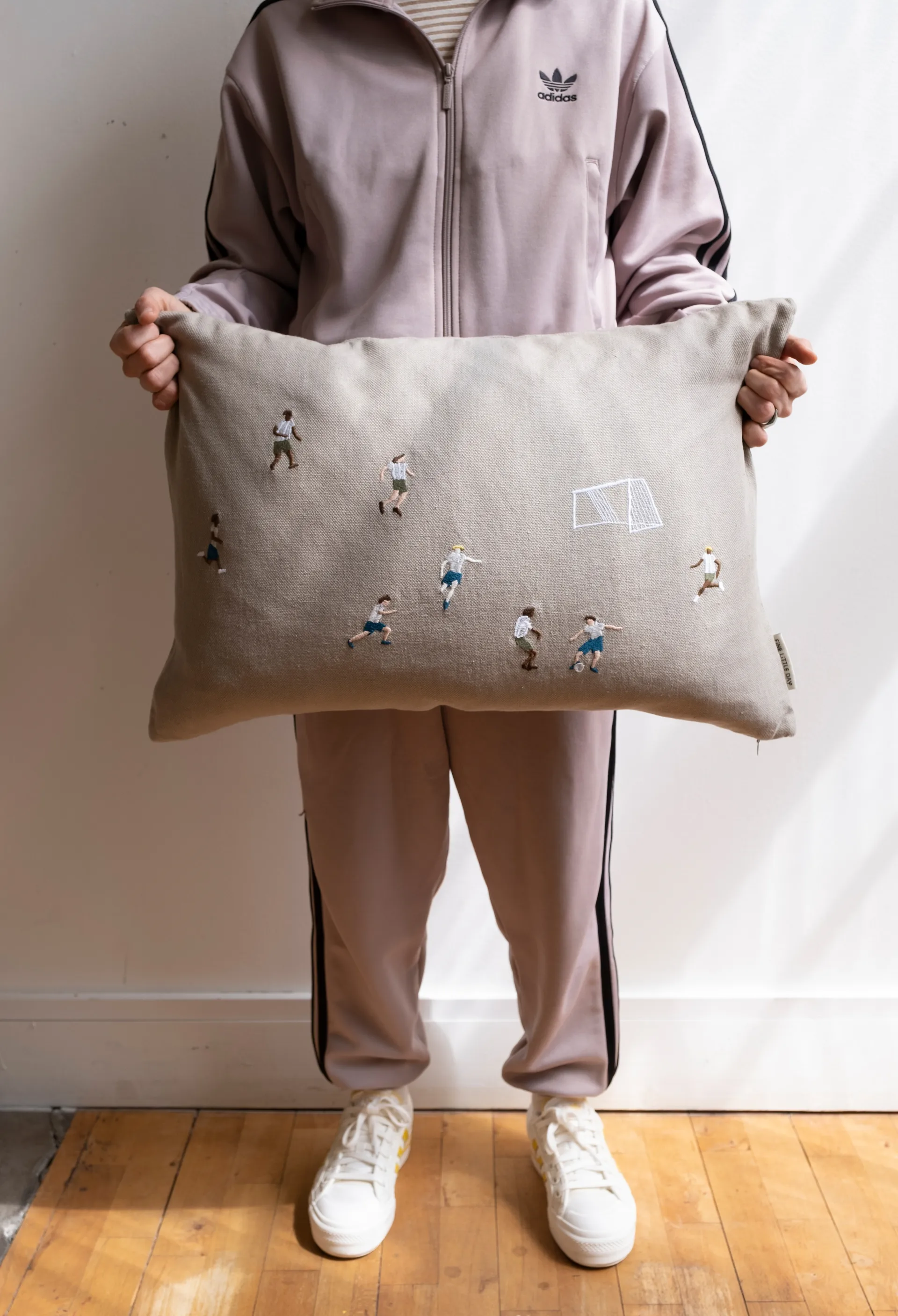 Poszewka na poduszkę Soccer 58x38 cm, Mix-natura Fine Little Day